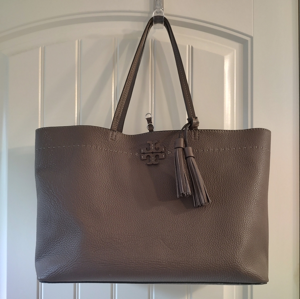 Leather Tory Burch Oversized Bag